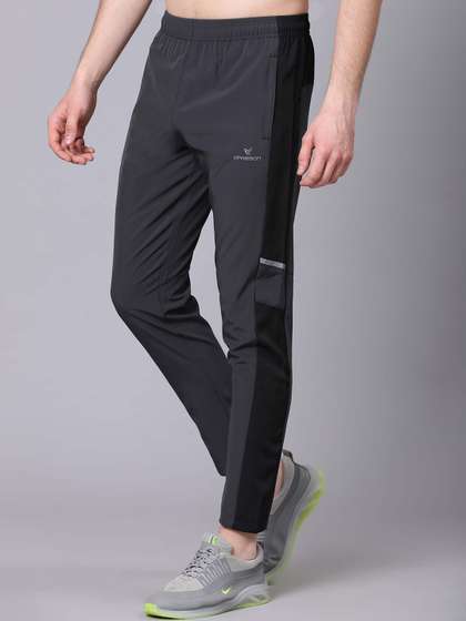 Dpassion Men Quick Dry Gym Training Track Pants Stretchable Workout Activewear