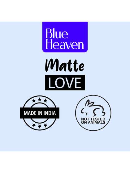 Blue Heaven Set Of 10 Matte Love Long Lasting Hydrating Mini Lipsticks - 1.3g Each