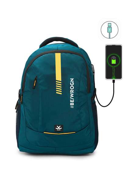 WROGN X fwd
                          Typography Backpack with USB Charging Port 35
                          L