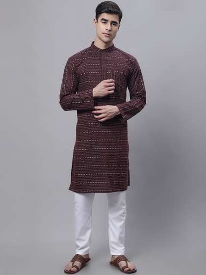 Aarsha Mandarin Collar Cotton Kurta