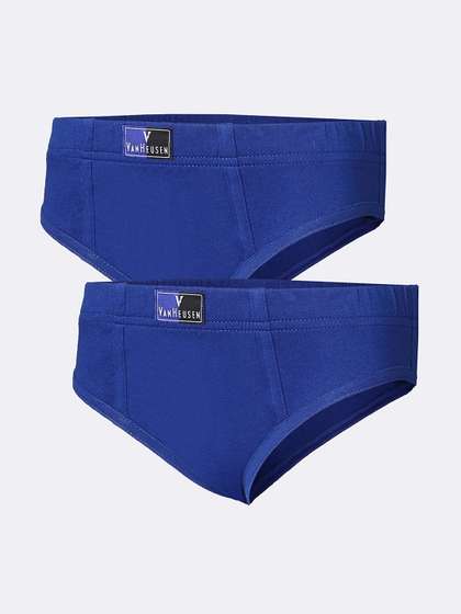 Van Heusen Boys Pack Of
                    2 Pure Combed Cotton Anti-Bacterial Basic Briefs