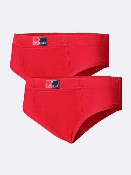 Van Heusen Boys Pack Of
                    2 Pure Combed Cotton Anti-Bacterial Basic Briefs