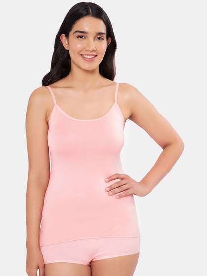 Amante Solid
                        Sleeveless Round Neck Camisole