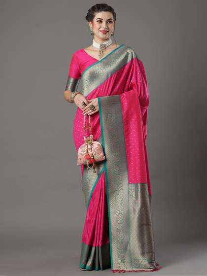 Mitera Woven Design Banarasi Saree