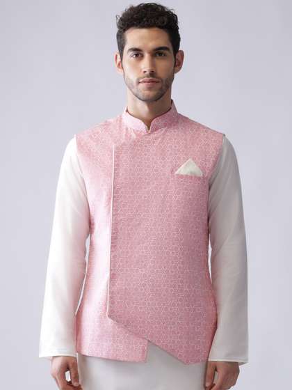 KISAH Printed Nehru Jacket