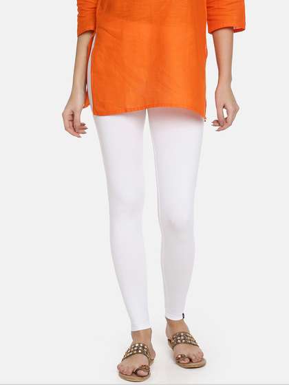 TWIN BIRDS Women
                        Solid Super Stretch Cotton Ankle Length
                        Leggings