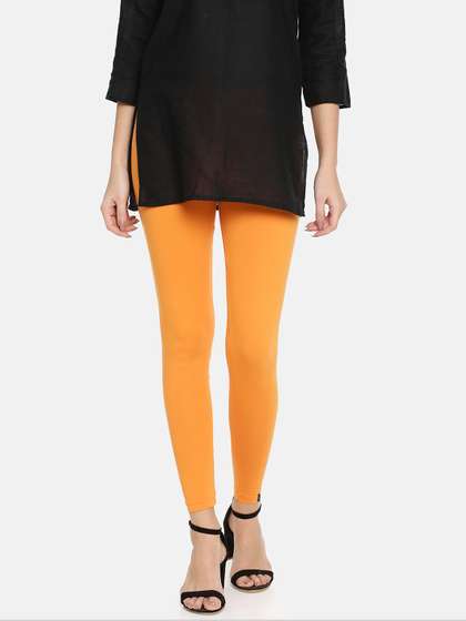 TWIN BIRDS Women
                        Solid Super Stretch Cotton Ankle Length
                        Leggings