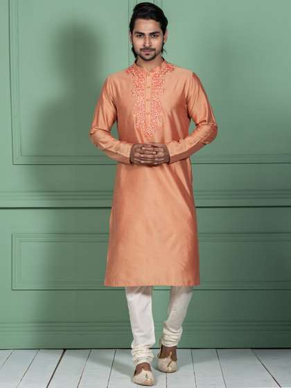 KISAH Yoke Design Thread Work Kurta