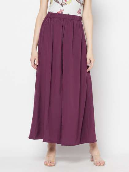 WESTCLO Women Flared Palazzos