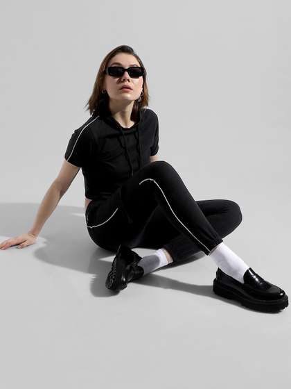 PINACOLADA Pure Cotton Hooded T Shirt & Jogger Co-ords