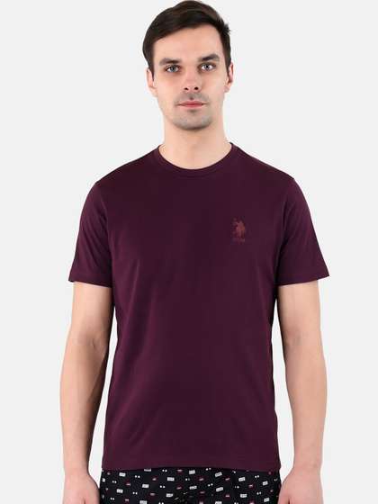 U.S. Polo Assn.
                      Embroidered Logo Pure Cotton Lounge T-shirts