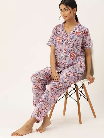 ETC Floral Print Night Suit