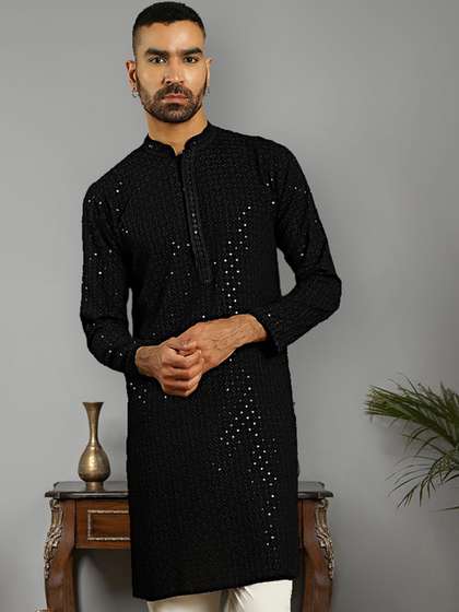 Anouk Men Geometric Kurta