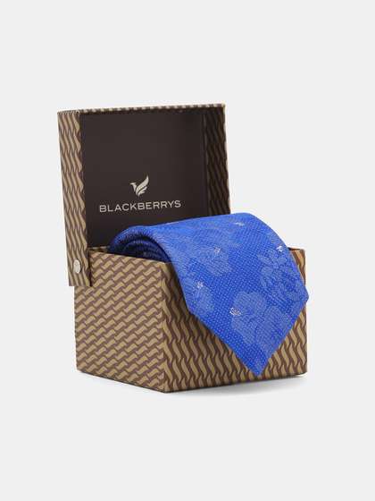 Blackberrys Printed Silk
                    Skinny Tie