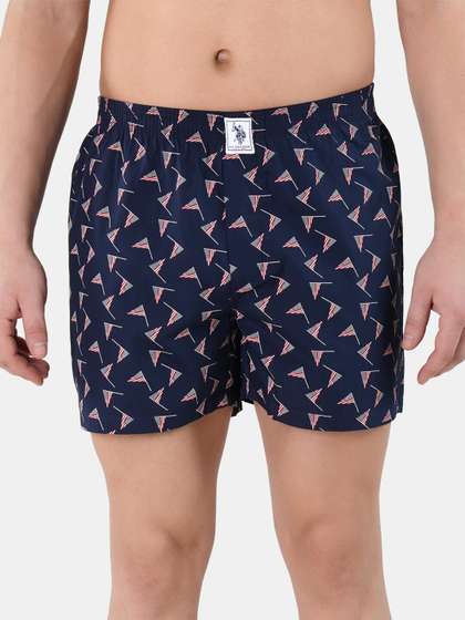U.S. Polo Assn. Men
                        Printed Pure Cotton Boxers