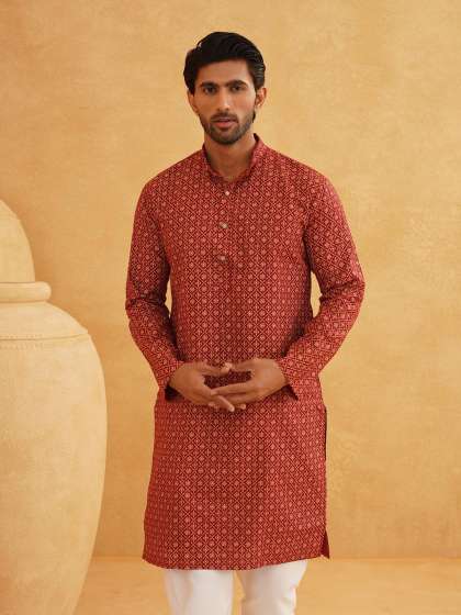 SOJANYA Men Ethnic Motifs Printed Kurta