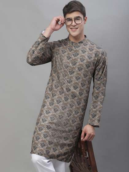 Anouk Band Collar Pure Cotton Kurta