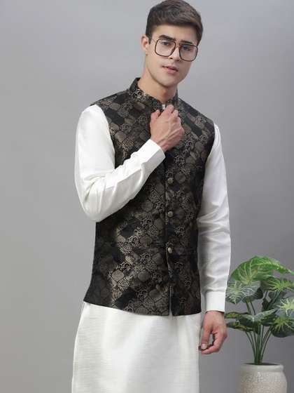 Anouk Men Woven
                        Design Jackets