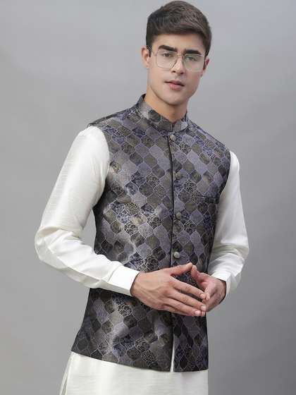 Anouk Men Woven Design Jackets