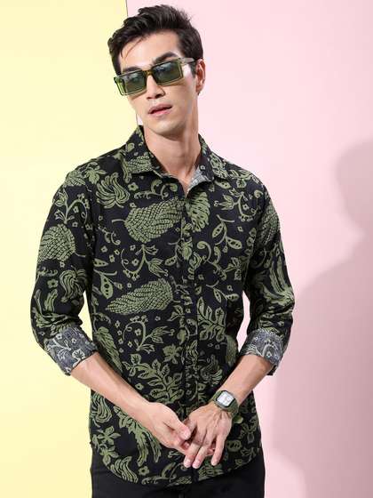 KETCH Slim Fit Cotton Casual Shirt