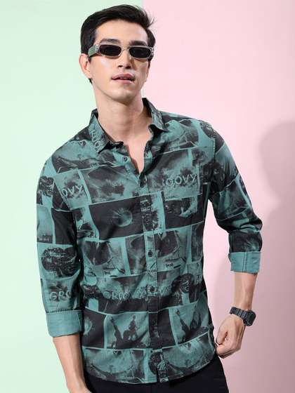 KETCH Slim Fit Cotton Casual Shirt