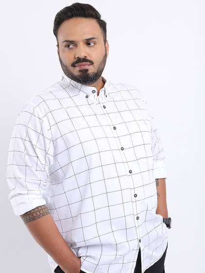HIGHLANDER Checked Casual Cotton Shirt