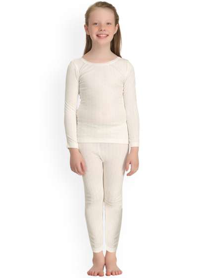 Kanvin Girls Off-White
                    Thermal Set