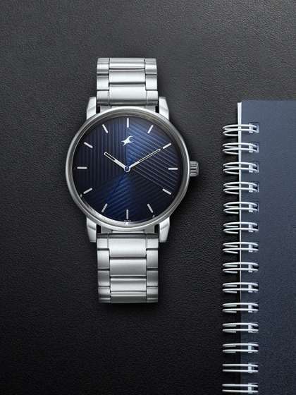 Fastrack Stunners Quartz
                    Analog With Blue Dial Watch For Guys - 3278sm03