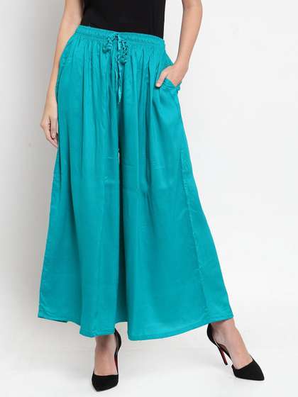 Clora Creation Women Flared Palazzos