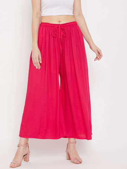 Clora Creation Women Flared Palazzos