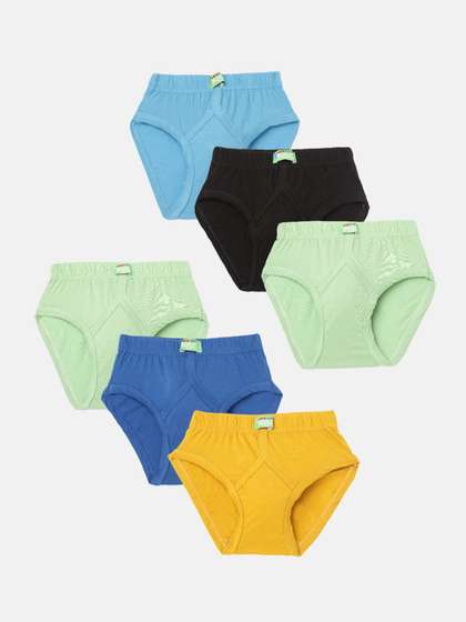 Lux Cozi Boys Pack Of 6
                    Assorted Cotton Anti-Odour Basic Briefs