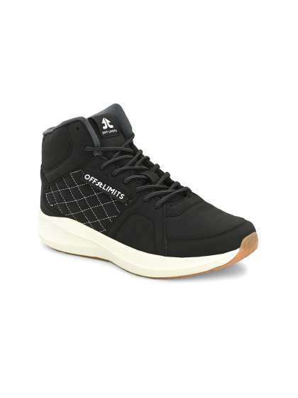 OFF LIMITS Men Perforated High-Top Sneakers