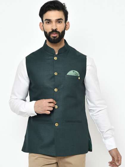 KISAH Nehru Jacket & Pocket Square