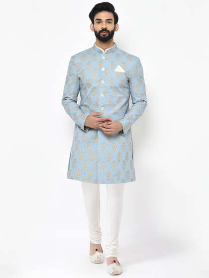 KISAH Men Printed
                      Indowestern Sherwani Set