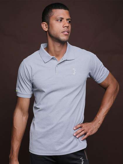 Campus Sutra Dry-Fit Polo Collar T-shirt