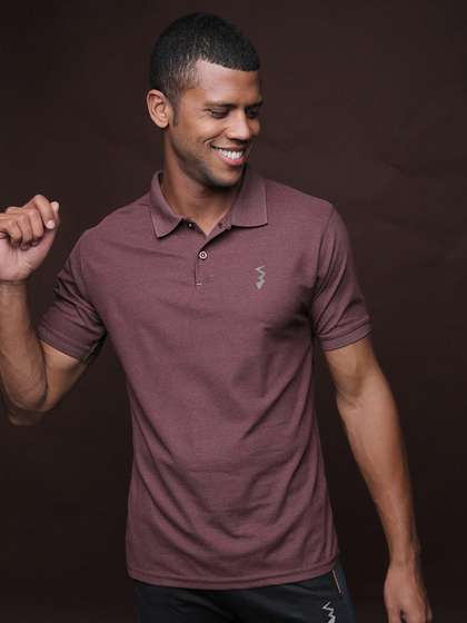 Campus Sutra Polo Collar Sports T-shirt
