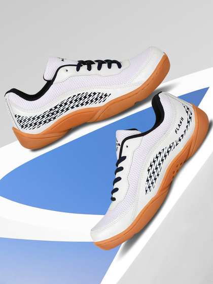 NIVIA Flash 2.0 with
                      PVC Synthetic Leather Upper for Indoor Outdoor
                      Court