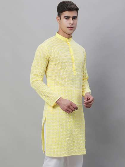 SOJANYA Embroidered Pure Cotton Kurta