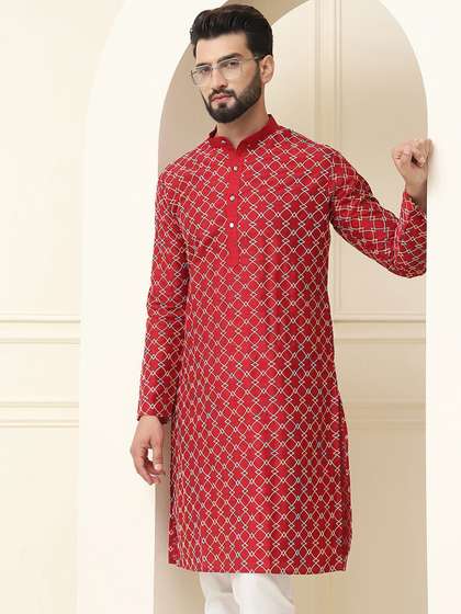 SOJANYA Thread Work Kurta