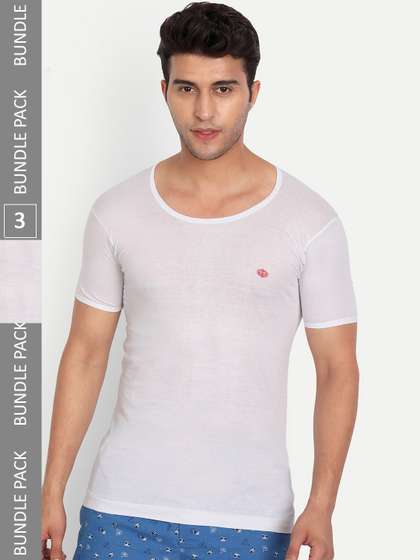 T.T. Men Pack Of 3
                        Titanic HalfSleev Pure Cotton Vests