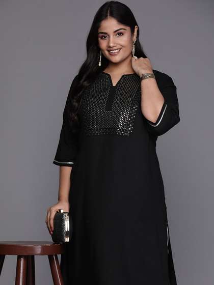 EXTRA LOVE BY LIBAS Women Yoke Design Kurta