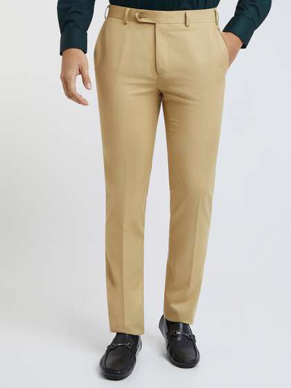 Raymond Men Flat
                        Front Slim Fit Formal Trousers