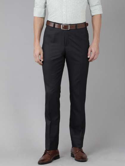 Park Avenue Men
                        Solid Smart Fit Formal Trousers