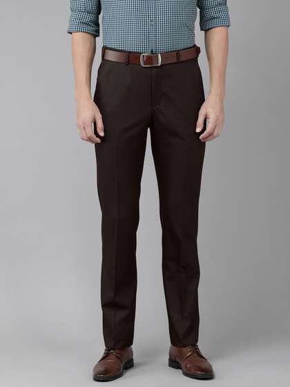 Park Avenue Men
                          Solid Smart Fit Formal Trousers