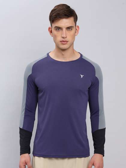 Technosport Long Raglan Sleeves Antimicrobial Slim Fit T-shirt