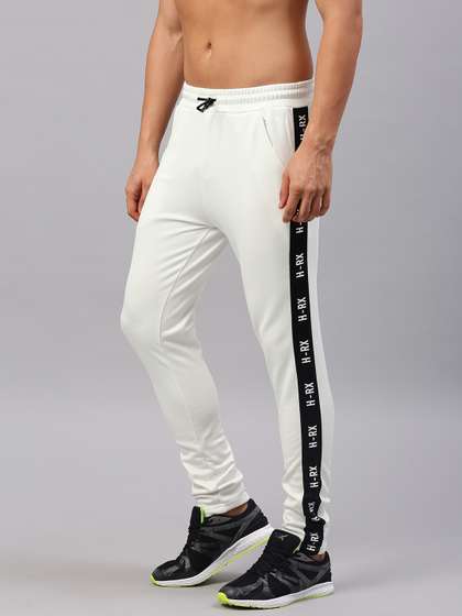 hrx polyester track pants
