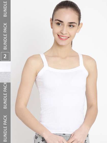 Leading Lady Women
                        Pack Of 2 Pure Cotton Camisoles