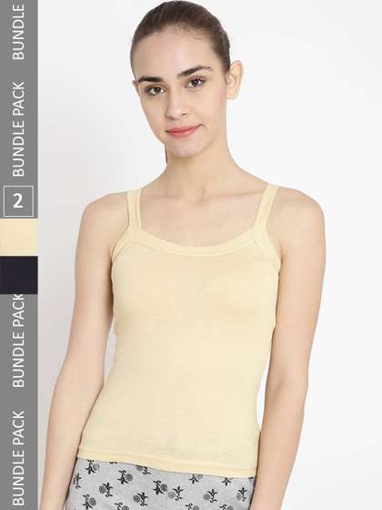 Leading Lady Pack Of
                        2 Pure Cotton Camisoles