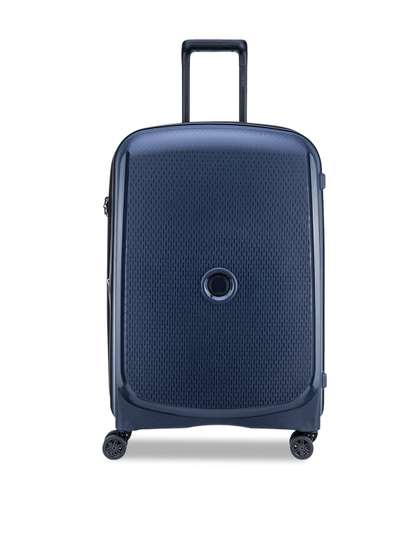 DELSEY PARIS BELMONT
                        PLUS Small Cabin Expandable Suitcase -
                        Hard-Sided Blue Polypropylene Trolley with TSA
                        Lock