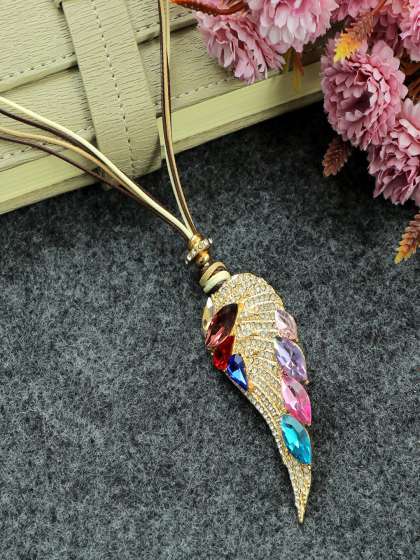 UNIVERSITY TRENDZ Gold-Plated Statement Necklace